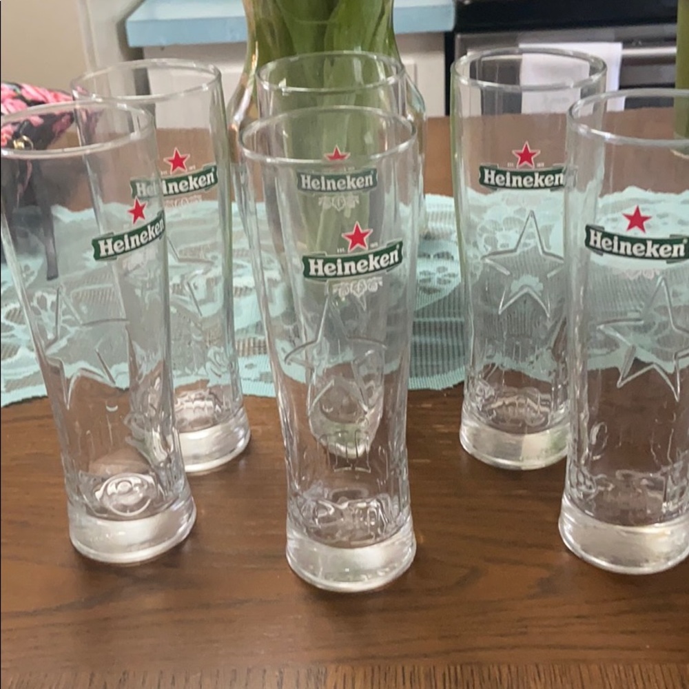 Heineken beer glasses